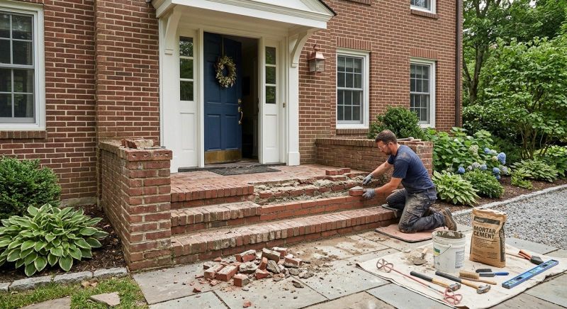 Brick Steps Repair Service